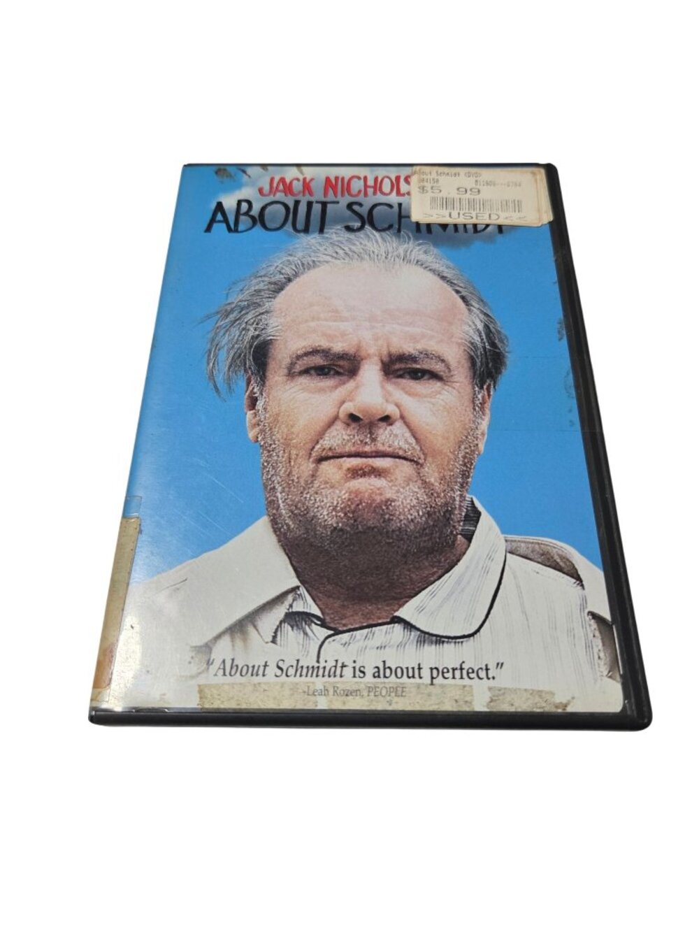 About Schmidt DVD Jack Nicholson Drama Comedy Widescreen Movie 2002